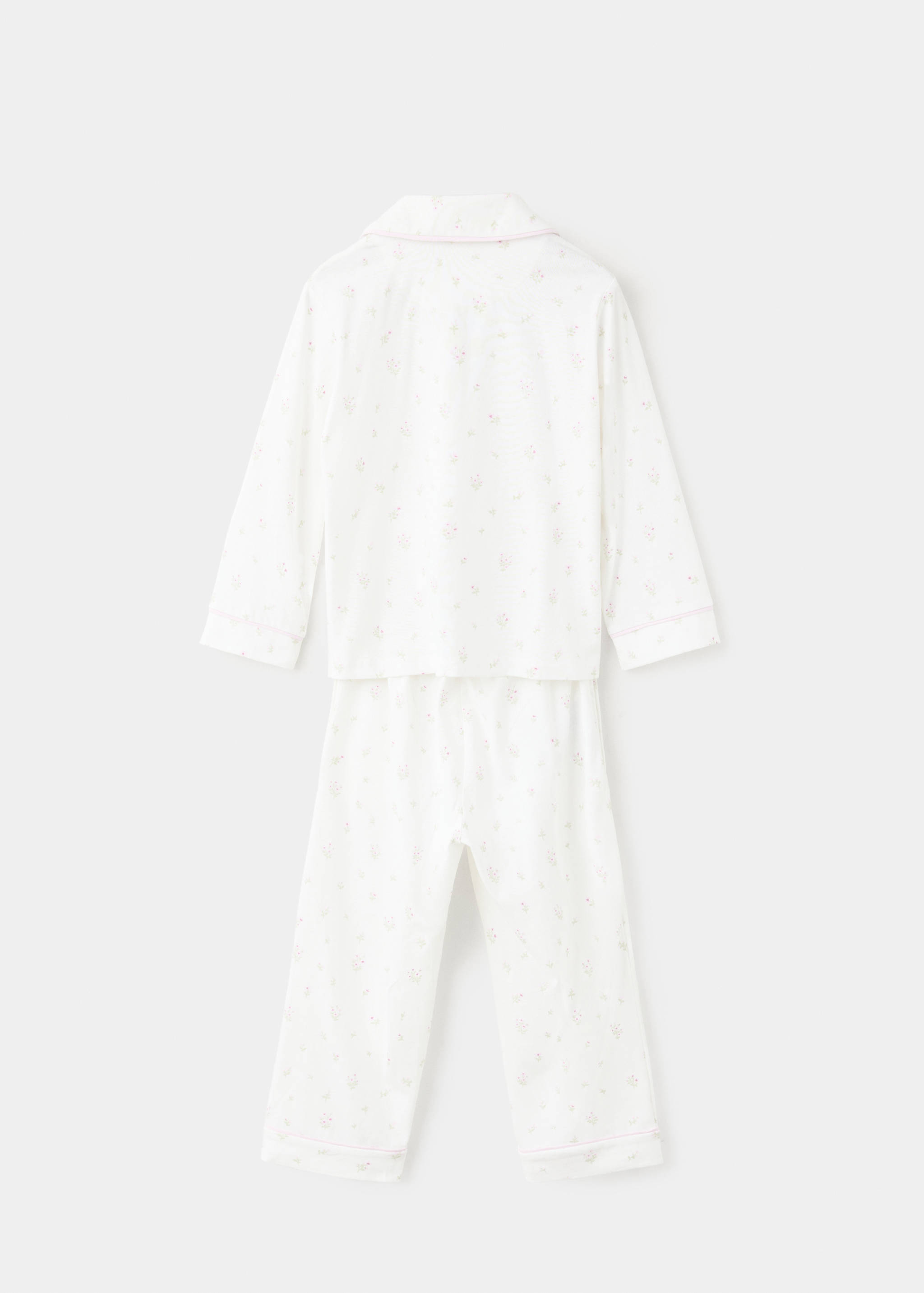 Floral-print pyjama set - Reverse of the article