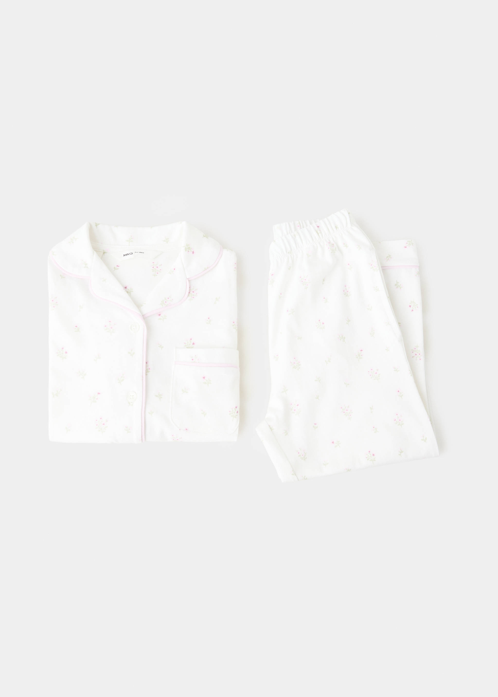 Floral-print pyjama set - Details of the article 0
