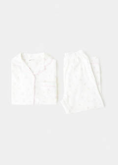 Floral-print pyjama set — Off White 4