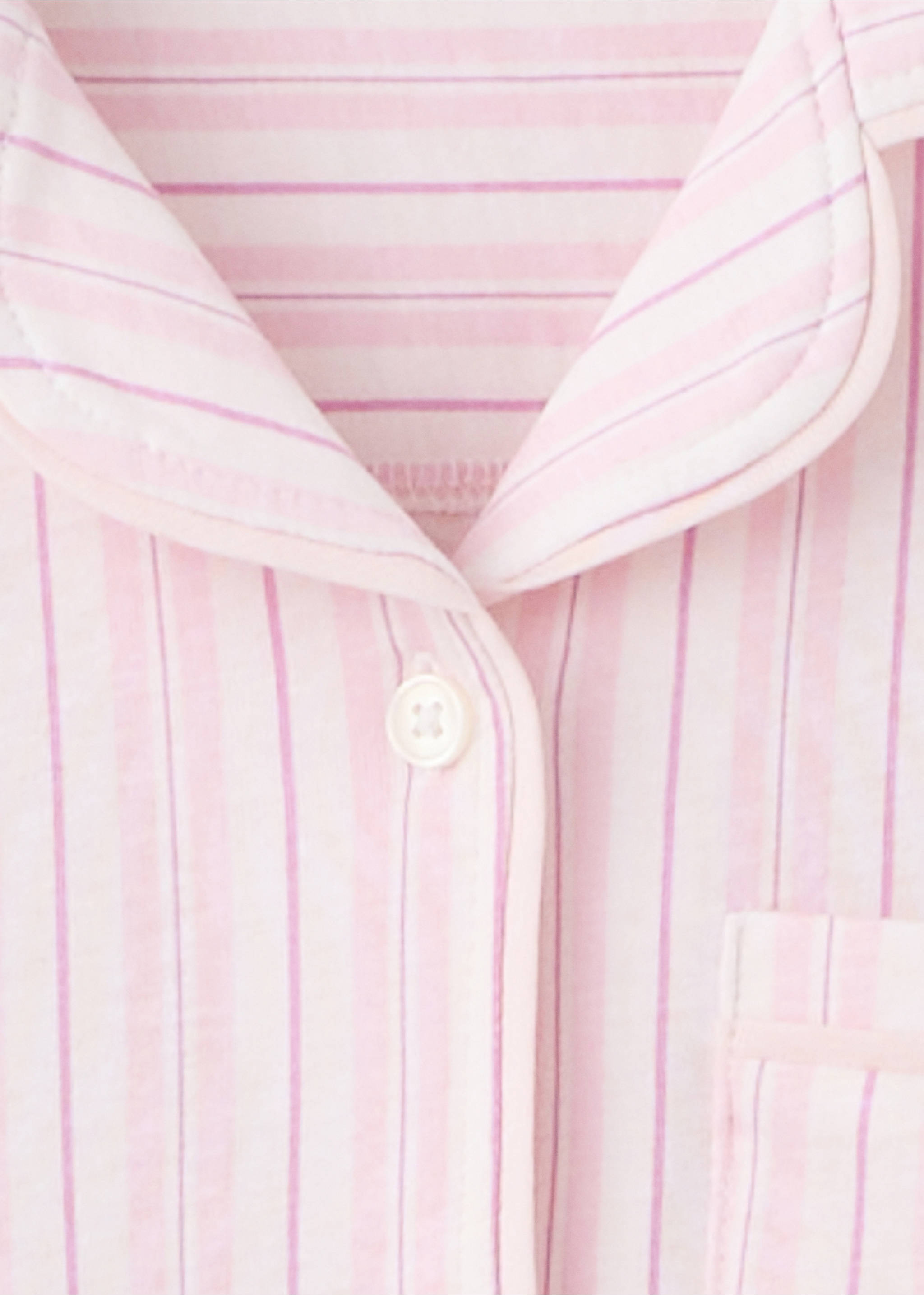 Gestreiftes Pyjama-Set - Detail des Artikels 8, Rosa. Ref: 37044438-00.