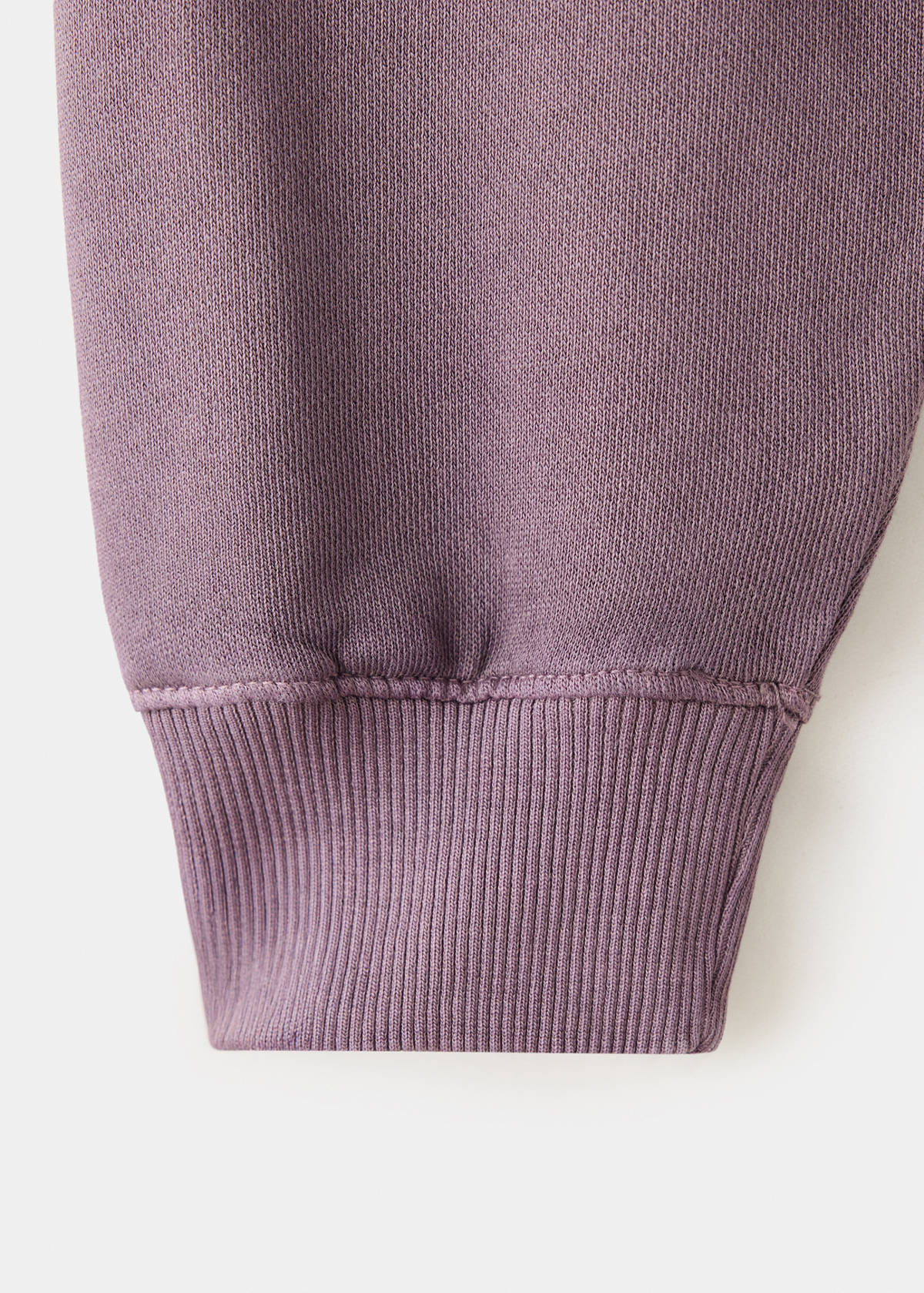 Balloon garment-dyed sweatshirt — Violet