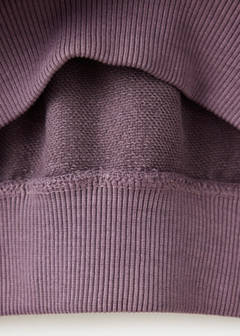 Balloon garment-dyed sweatshirt — Violet 7
