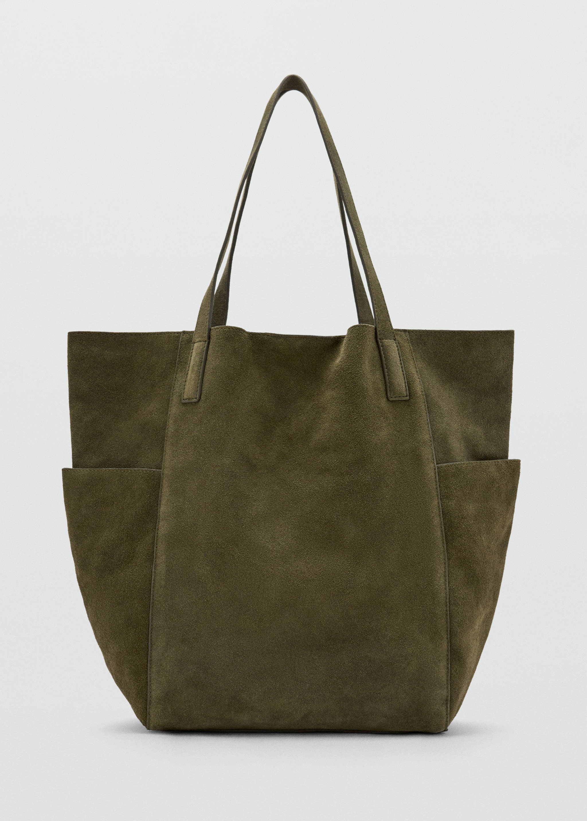 Leather shopper bag - Article without model
