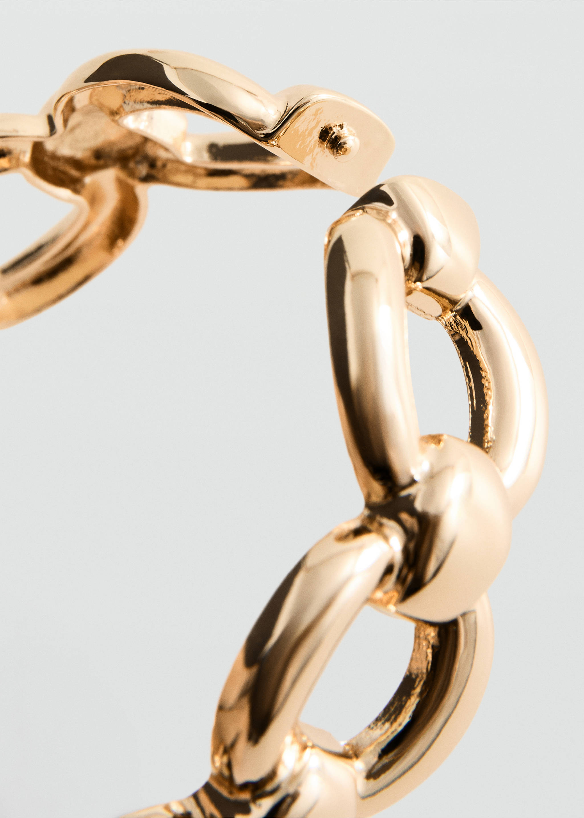 Chain bracelet - Medium plane, Gold. Ref: 37044445-00.