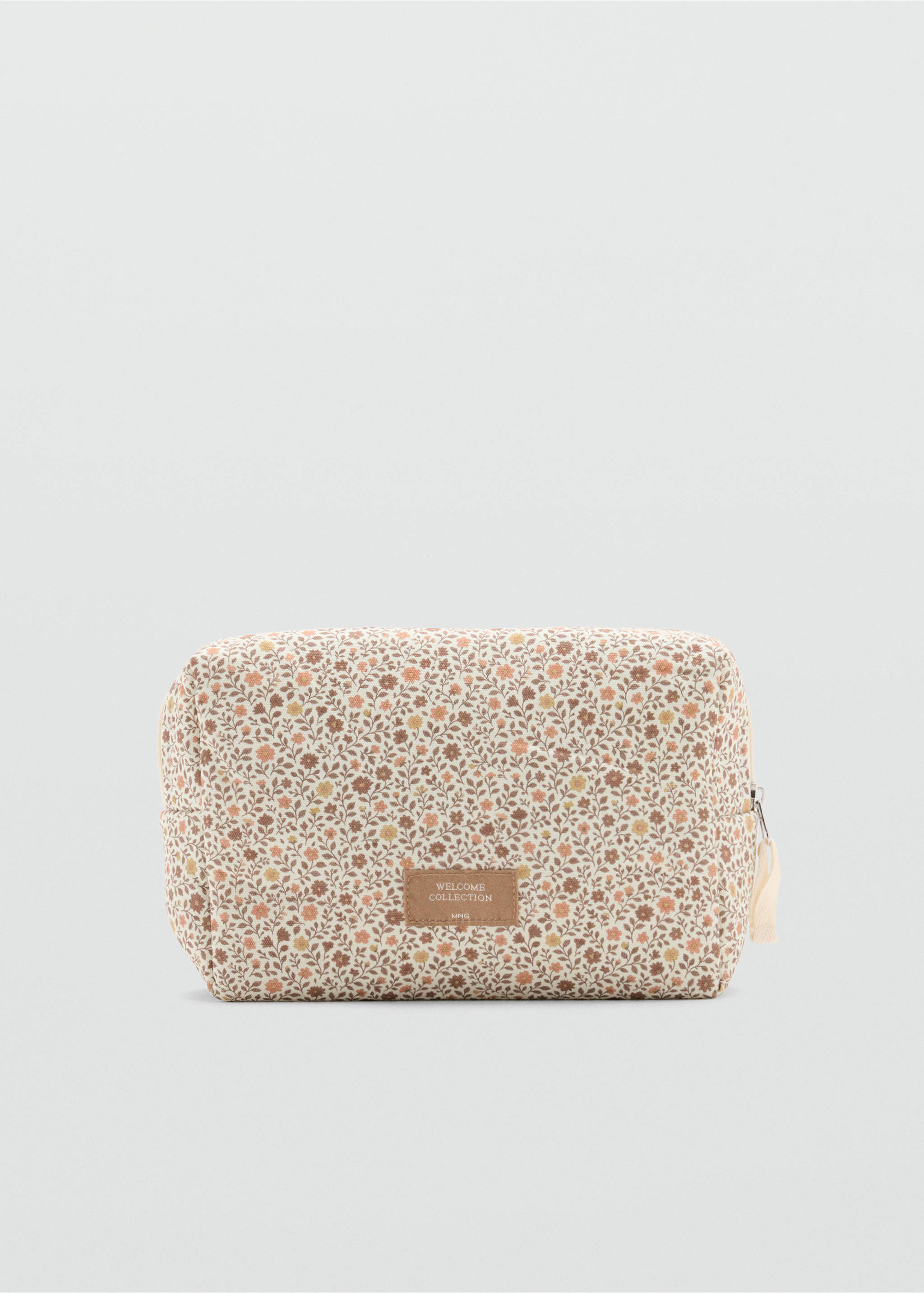 Neceser estampado floral - Artículo sin modelo, Blanco roto. Ref: 37044447-00.