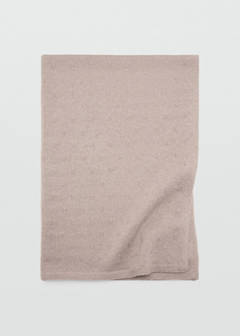 Knitted swaddle with openwork details — Medium Brown 1