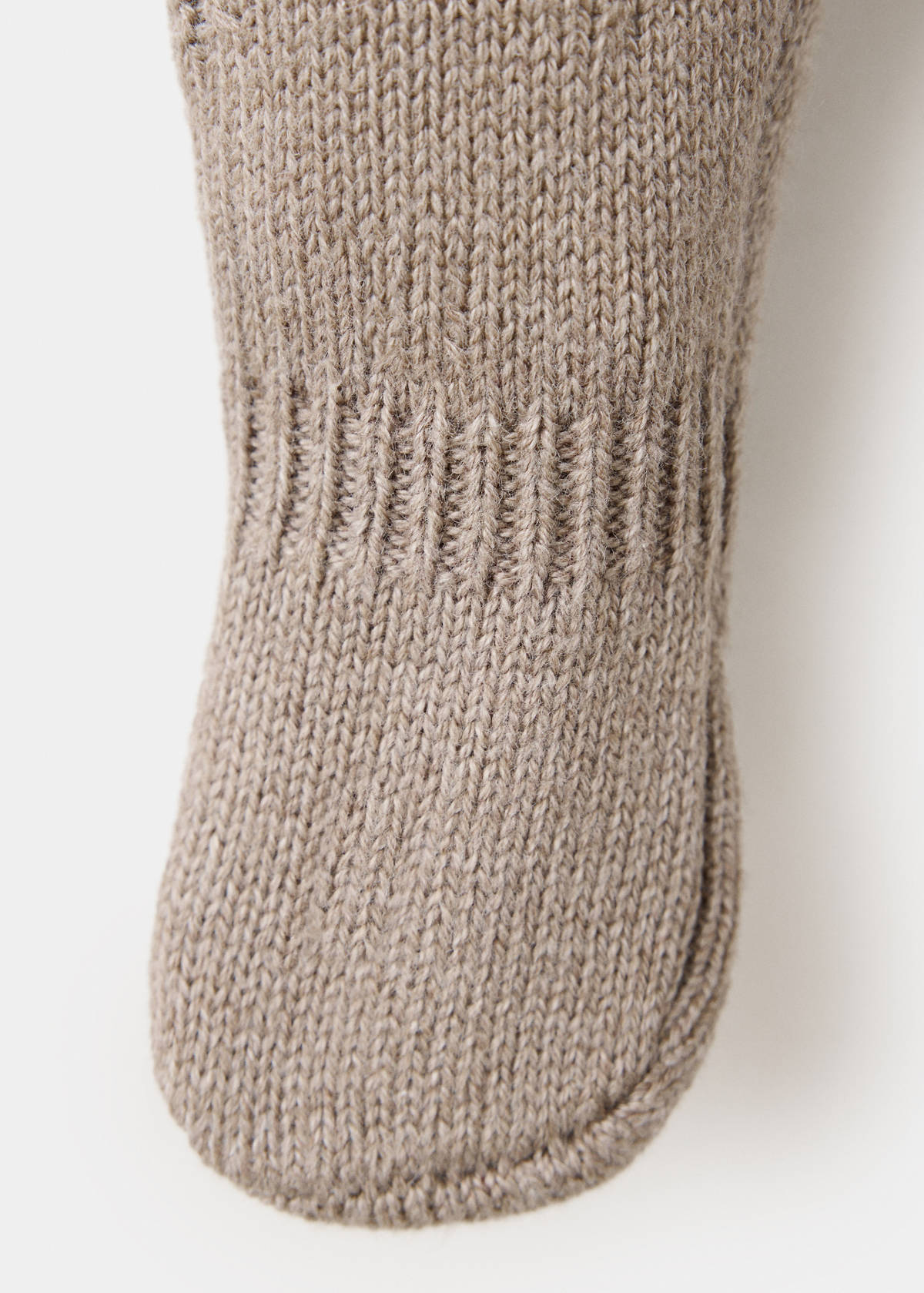 Openwork knit leggings — Medium Brown