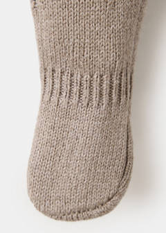 Openwork knit leggings — Medium Brown 4