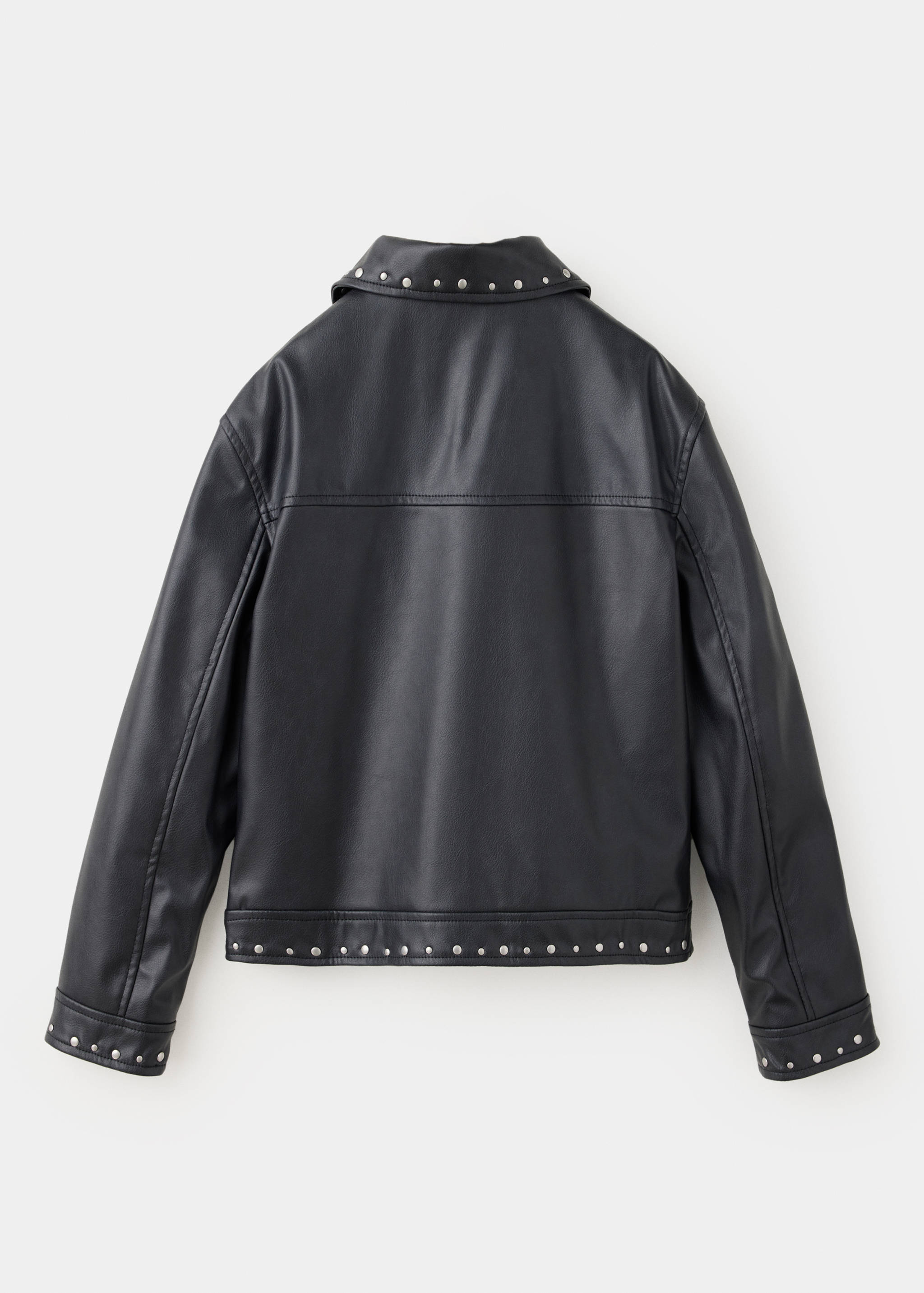 Veste effet cuir à clous - Verso de l’article