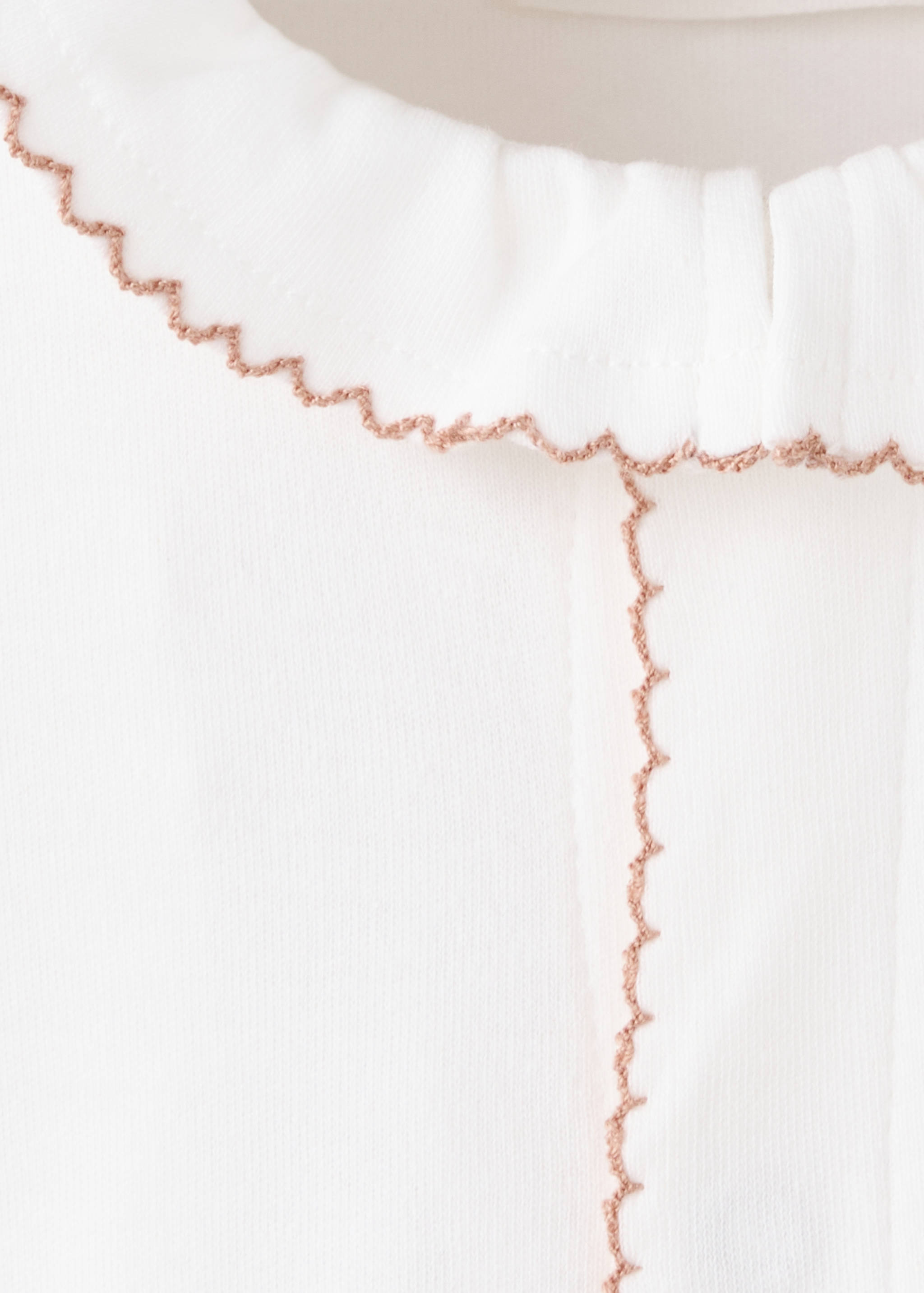 Contrast trim pyjama onesie - Details of the article 8