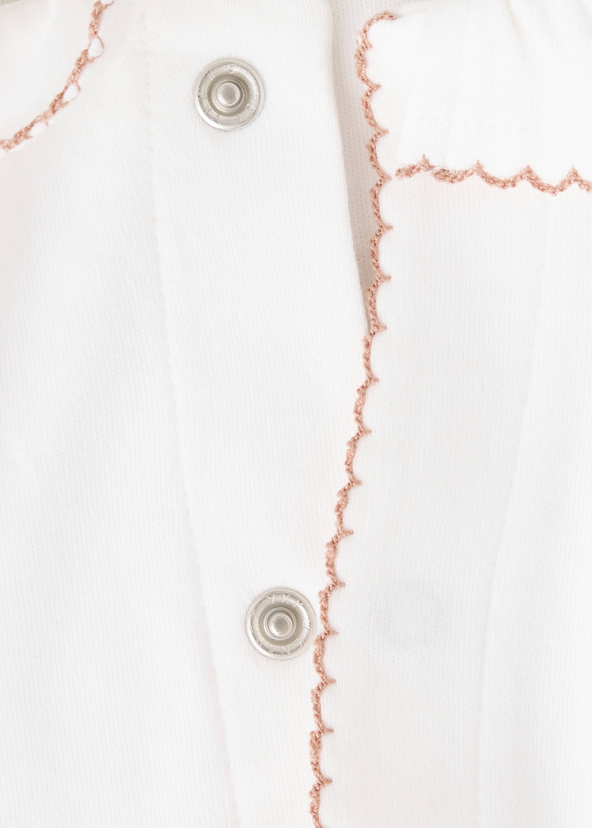 Contrast trim pyjama onesie - Details of the article 0