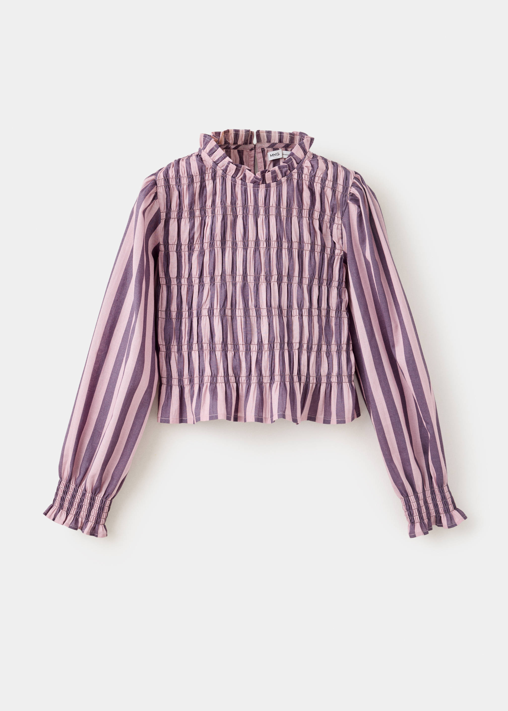 Gathered striped blouse - Article without model