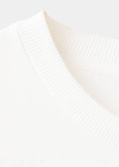 Printed 100% cotton sweatshirt — White 7