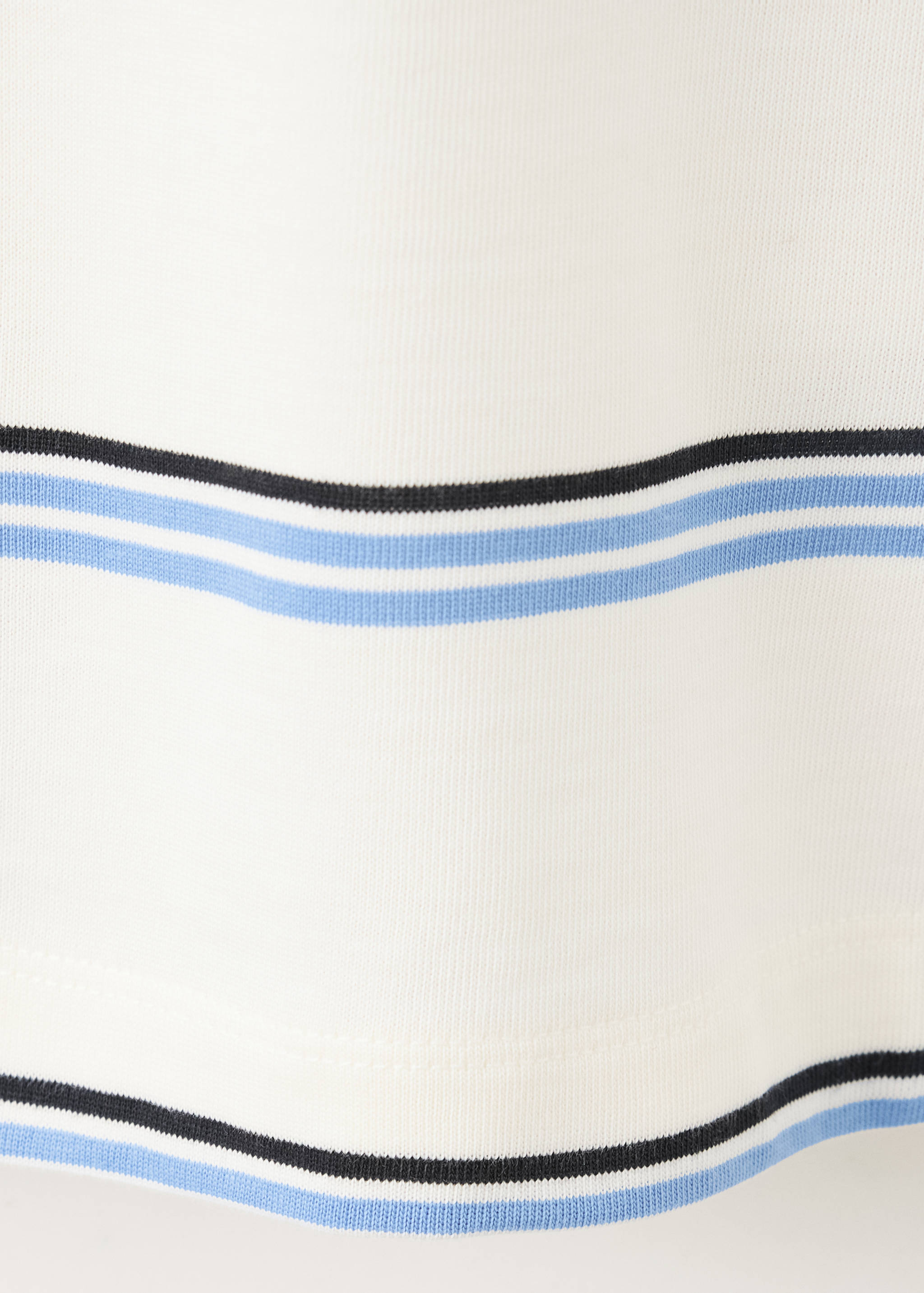 Gestreiftes T-Shirt aus 100 % Baumwolle - Detail des Artikels 0