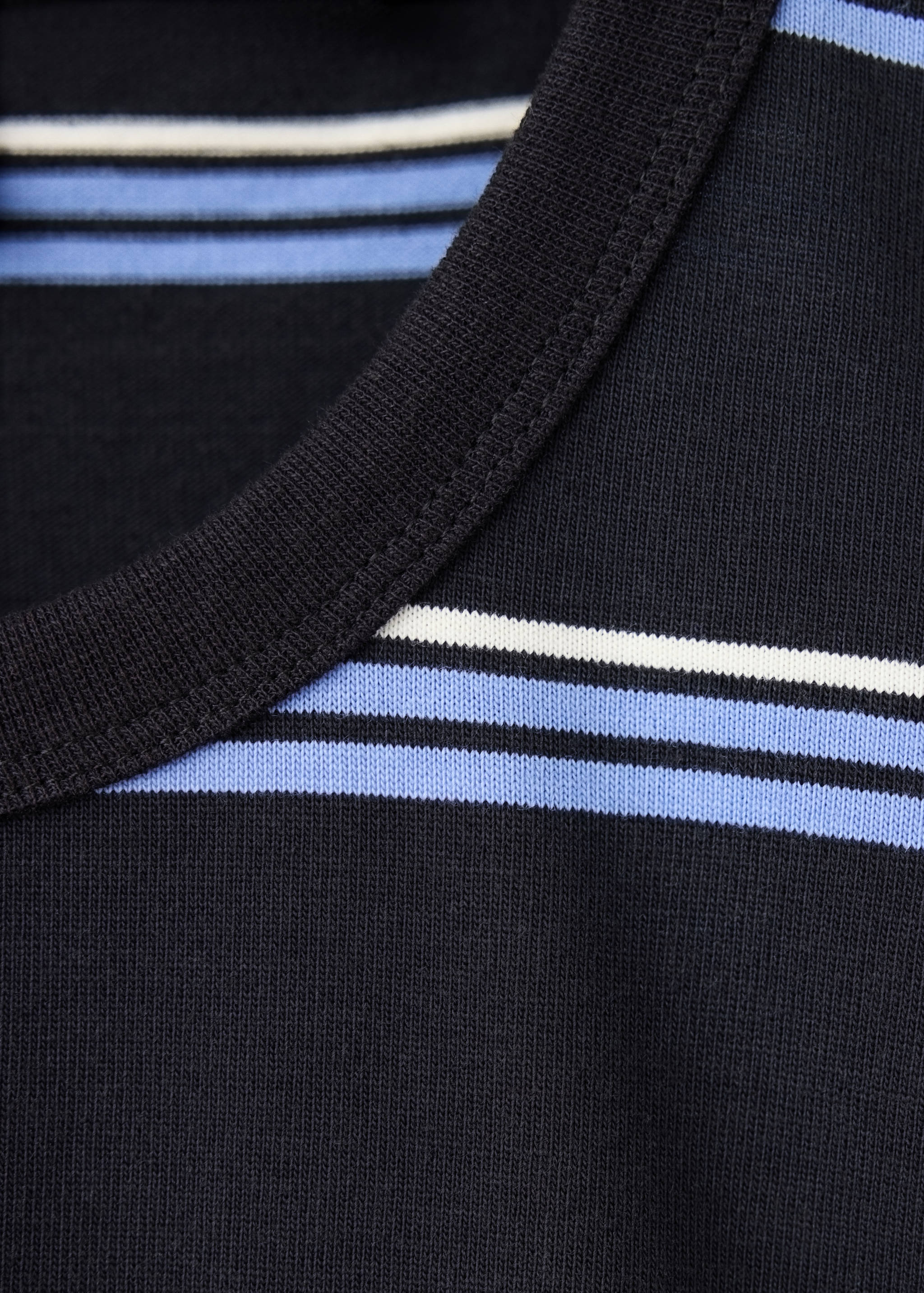 Gestreiftes T-Shirt aus 100 % Baumwolle - Detail des Artikels 8