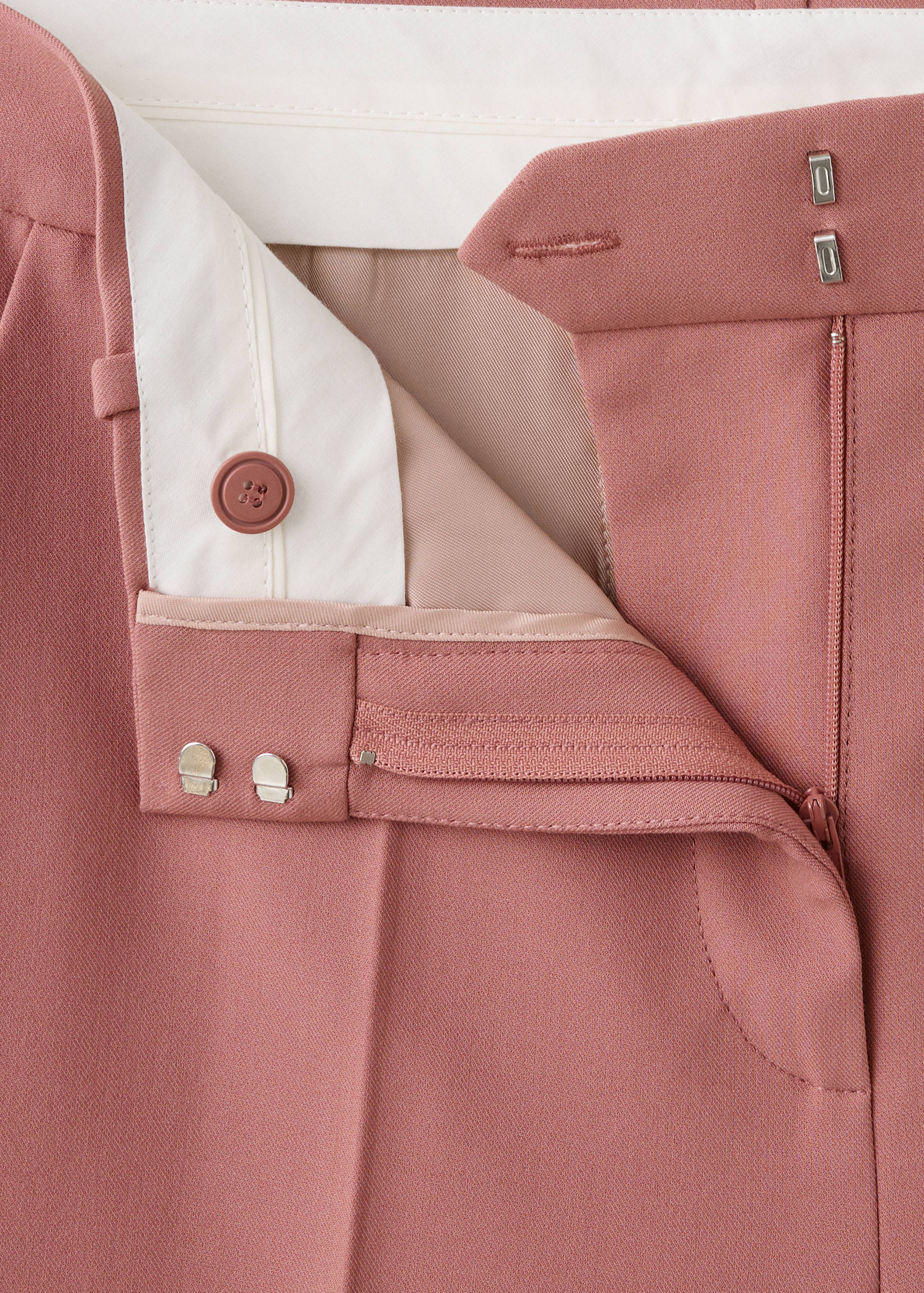Straight-fit suit trousers - Details of the article 0