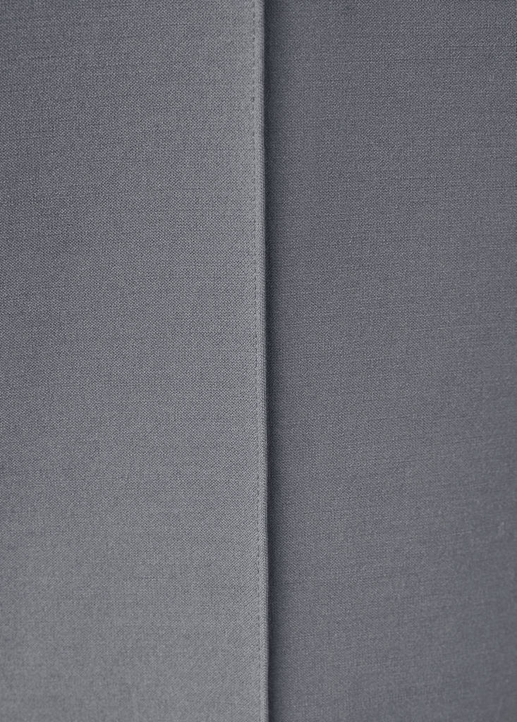 Straight-leg trousers with seam detail — Charcoal