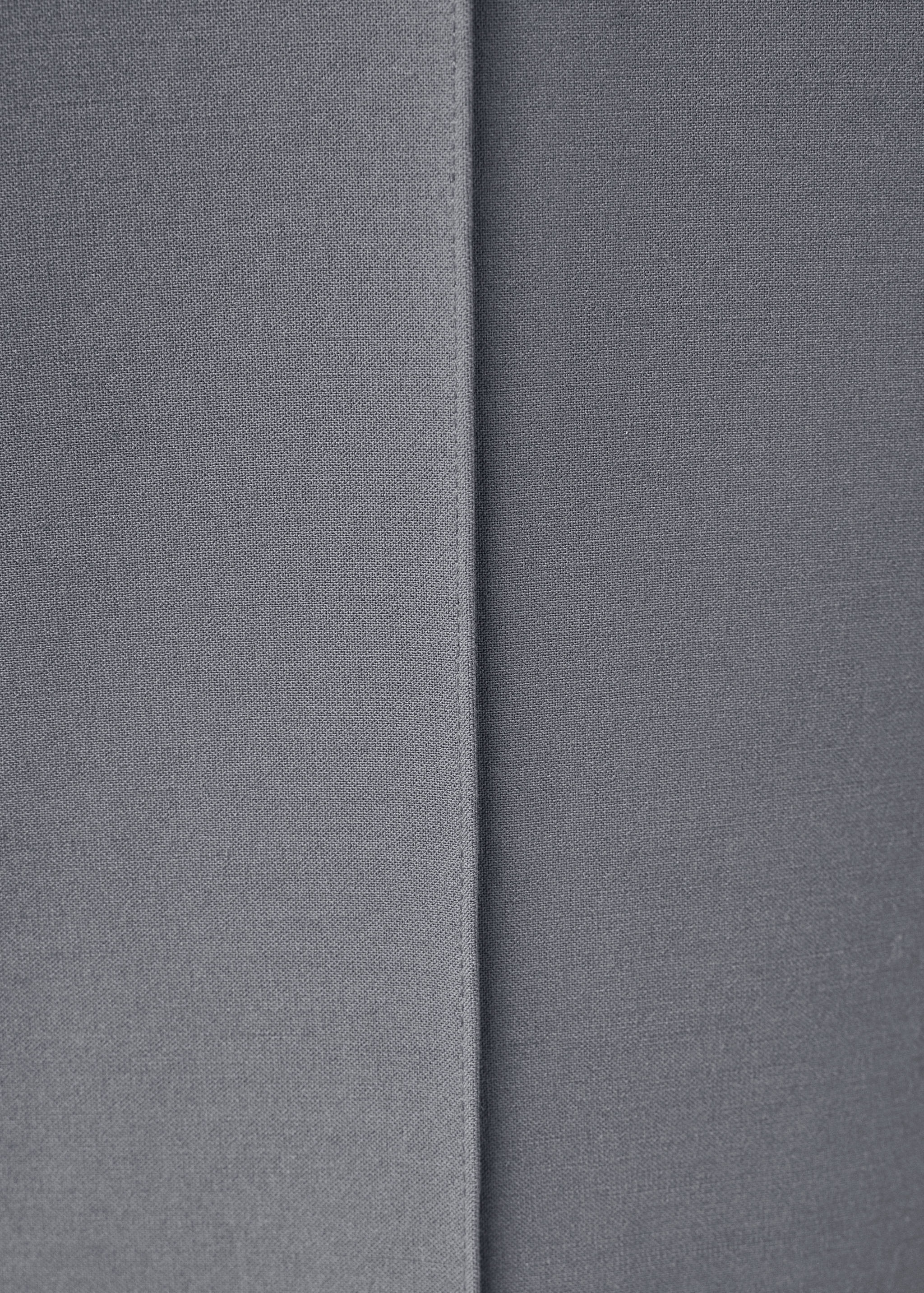Straight-leg trousers with seam detail - Details of the article 0