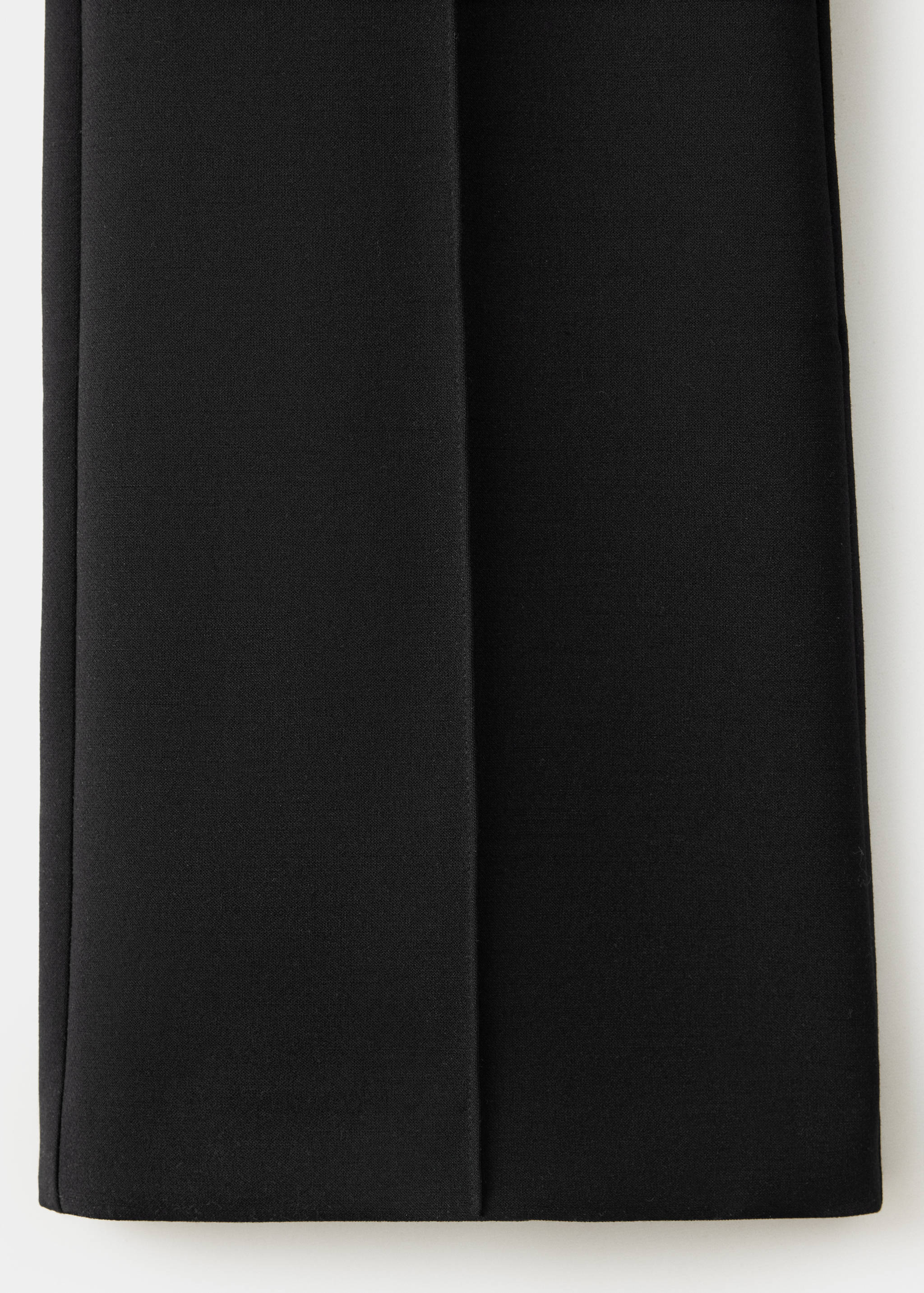 Straight-leg trousers with seam detail - Details of the article 0