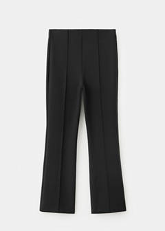 Straight-leg trousers with seam detail — Black 5