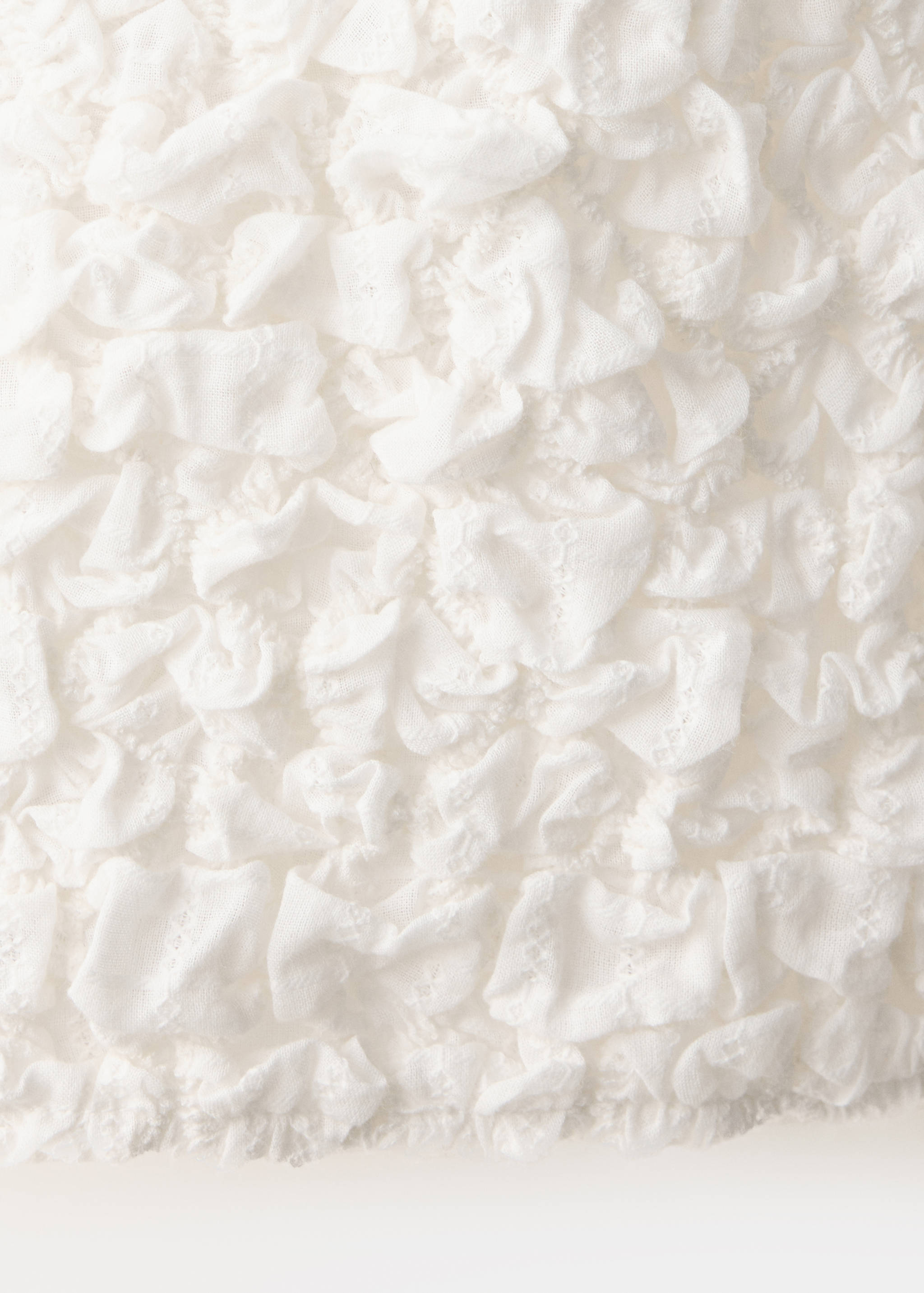 Gathered long-sleeved blouse - Details of the article 0