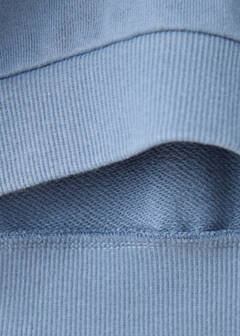 Textured cotton-blend sweatshirt — Blue 5