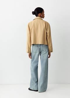 Wide-leg jeans with decorative stitching — Light Vintage Blue 3