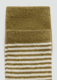 2 pack ribbed socks — Lime 3