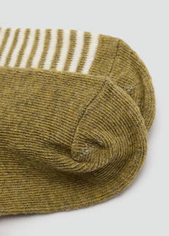 2 pack ribbed socks — Lime 2
