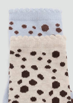 2 pack printed socks — Sky Blue 3
