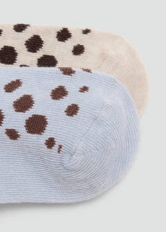 2 pack printed socks — Sky Blue 2