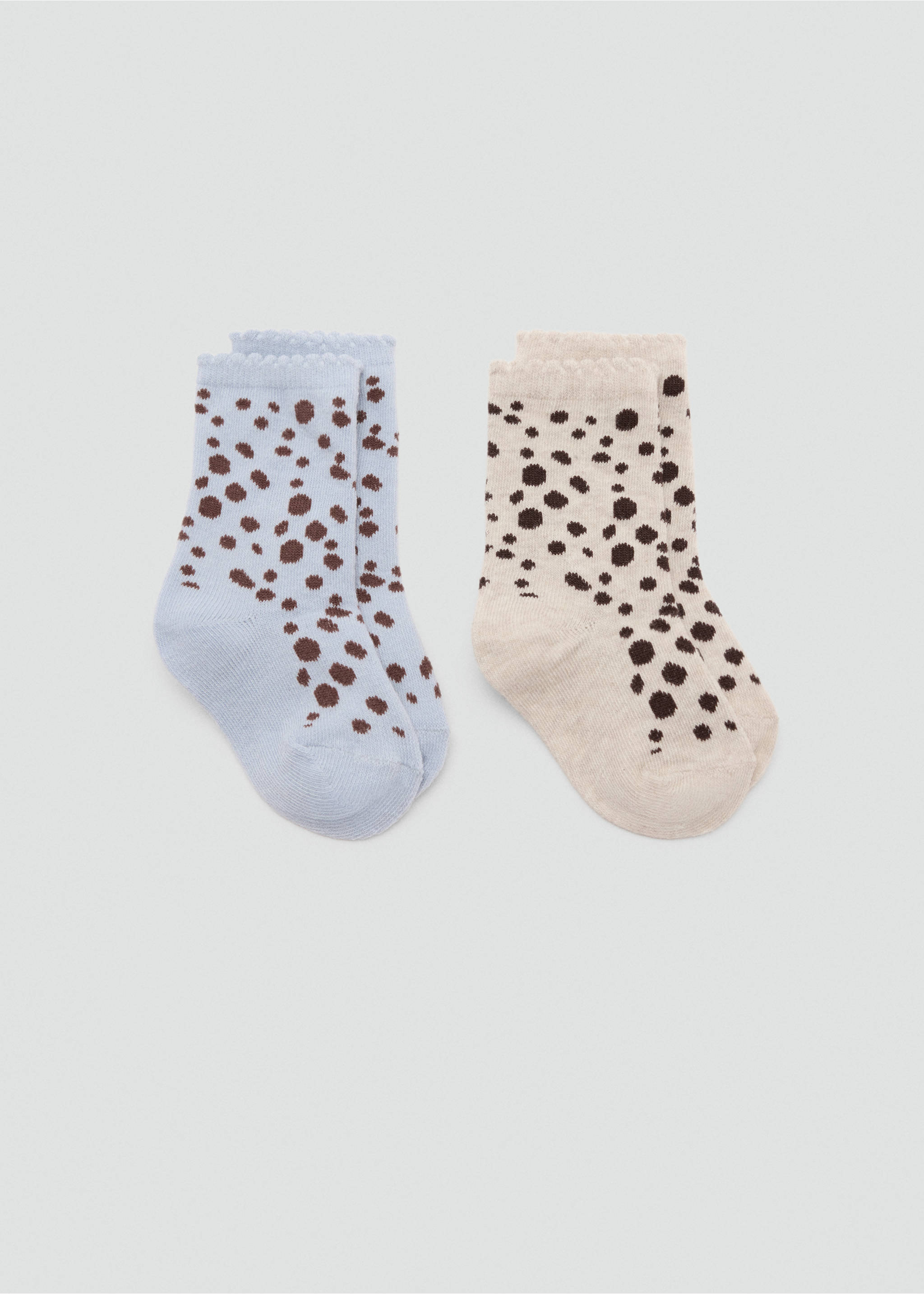 2 pack printed socks - Article without model, Sky Blue. Ref: 37044787-00.
