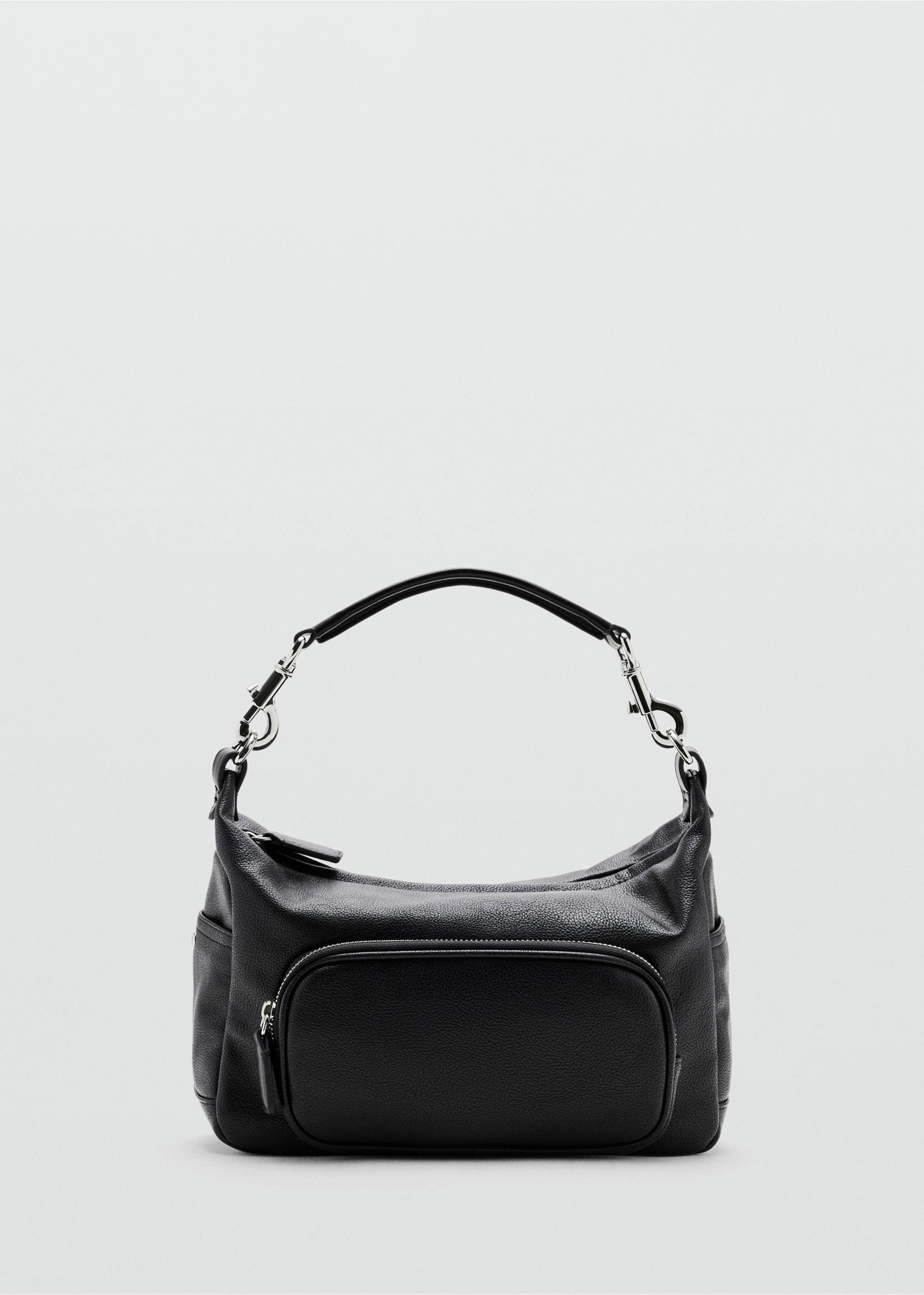Shoulder bag with pocket - Article without model, Black. Ref: 37044794-00.