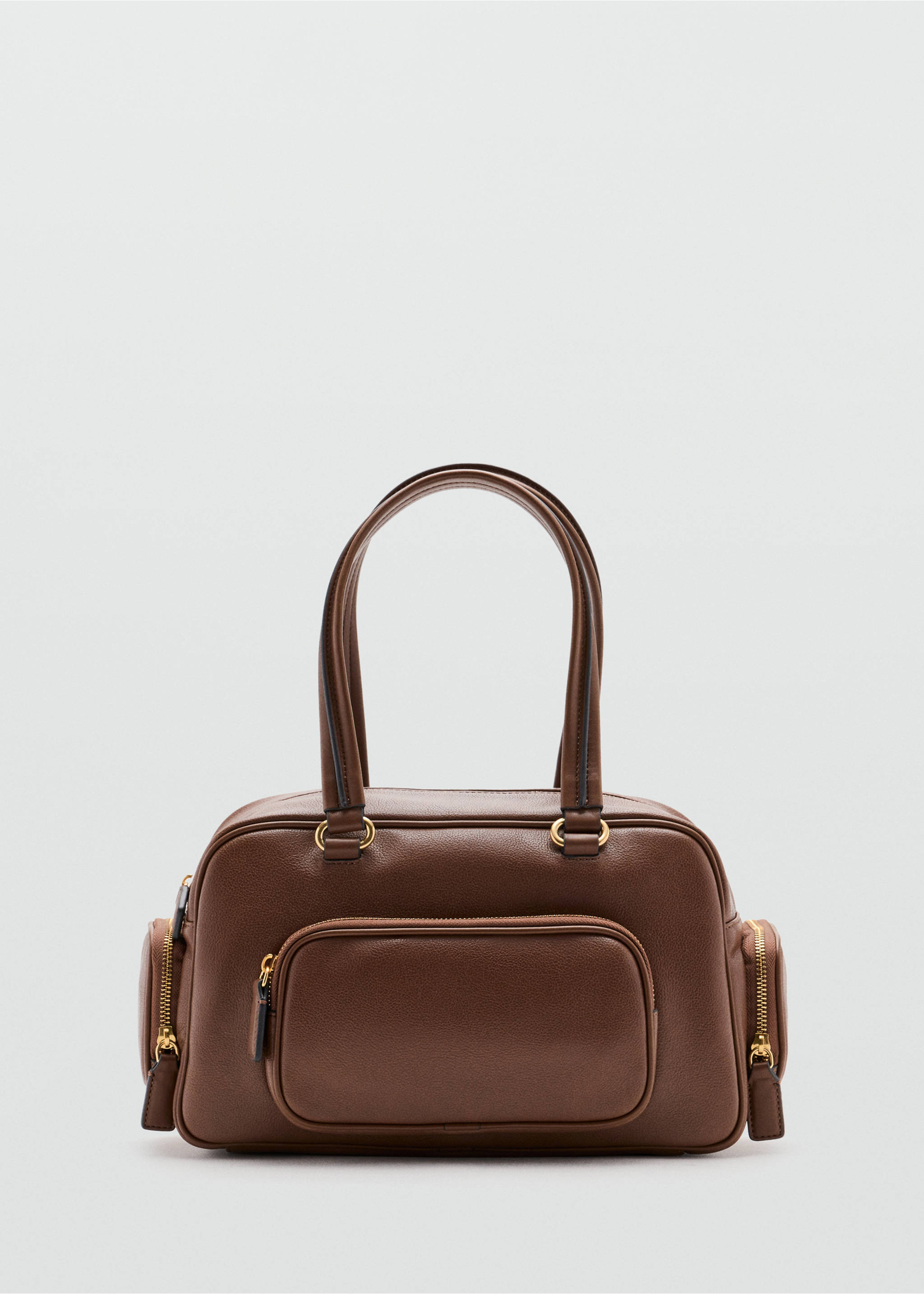 Bowling bag with pockets - Article without model, Medium Brown. Ref: 37044795-00.