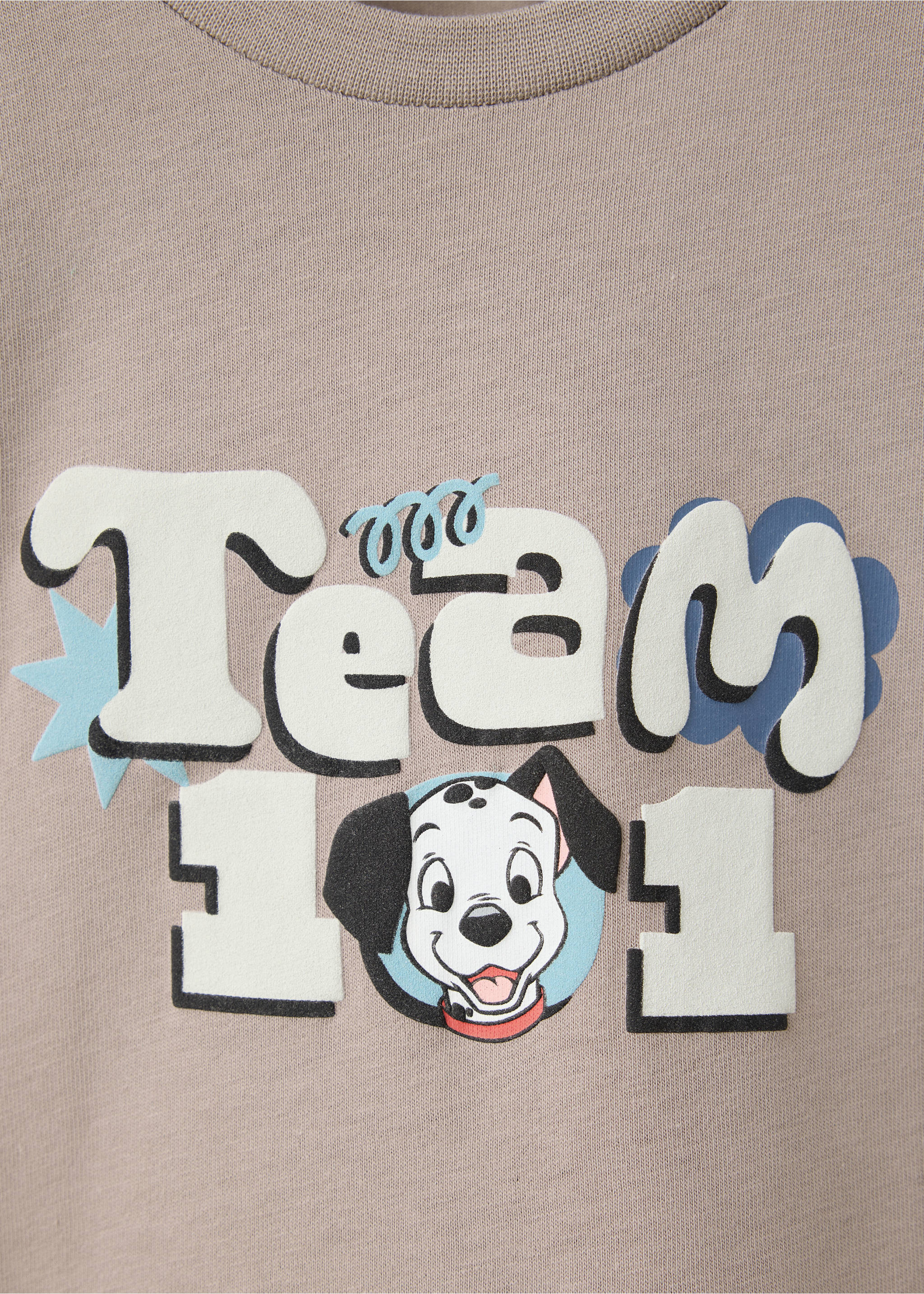 T-Shirt „101 Dalmatiner“ - Detail des Artikels 8, Mittelbraun. Ref: 37044796-00.
