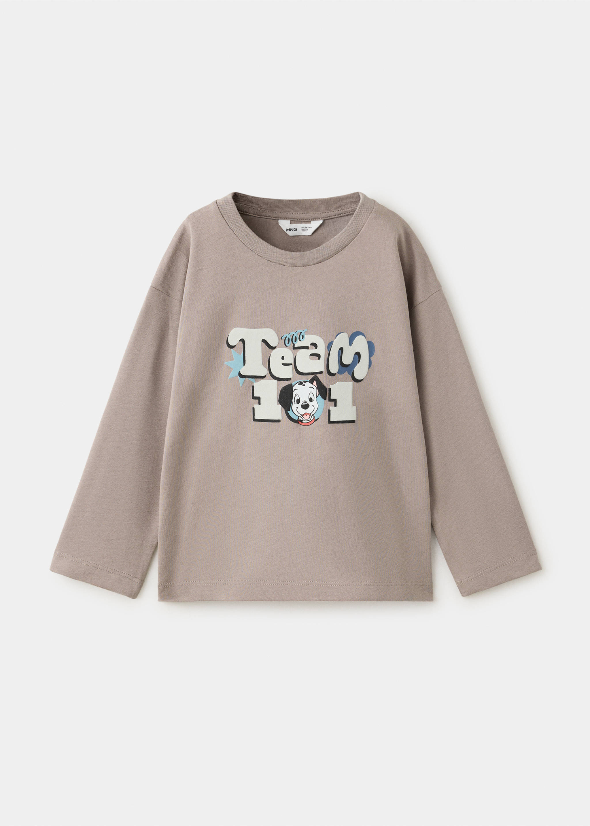 T-Shirt „101 Dalmatiner“ - Artikel ohne Model, Mittelbraun. Ref: 37044796-00.