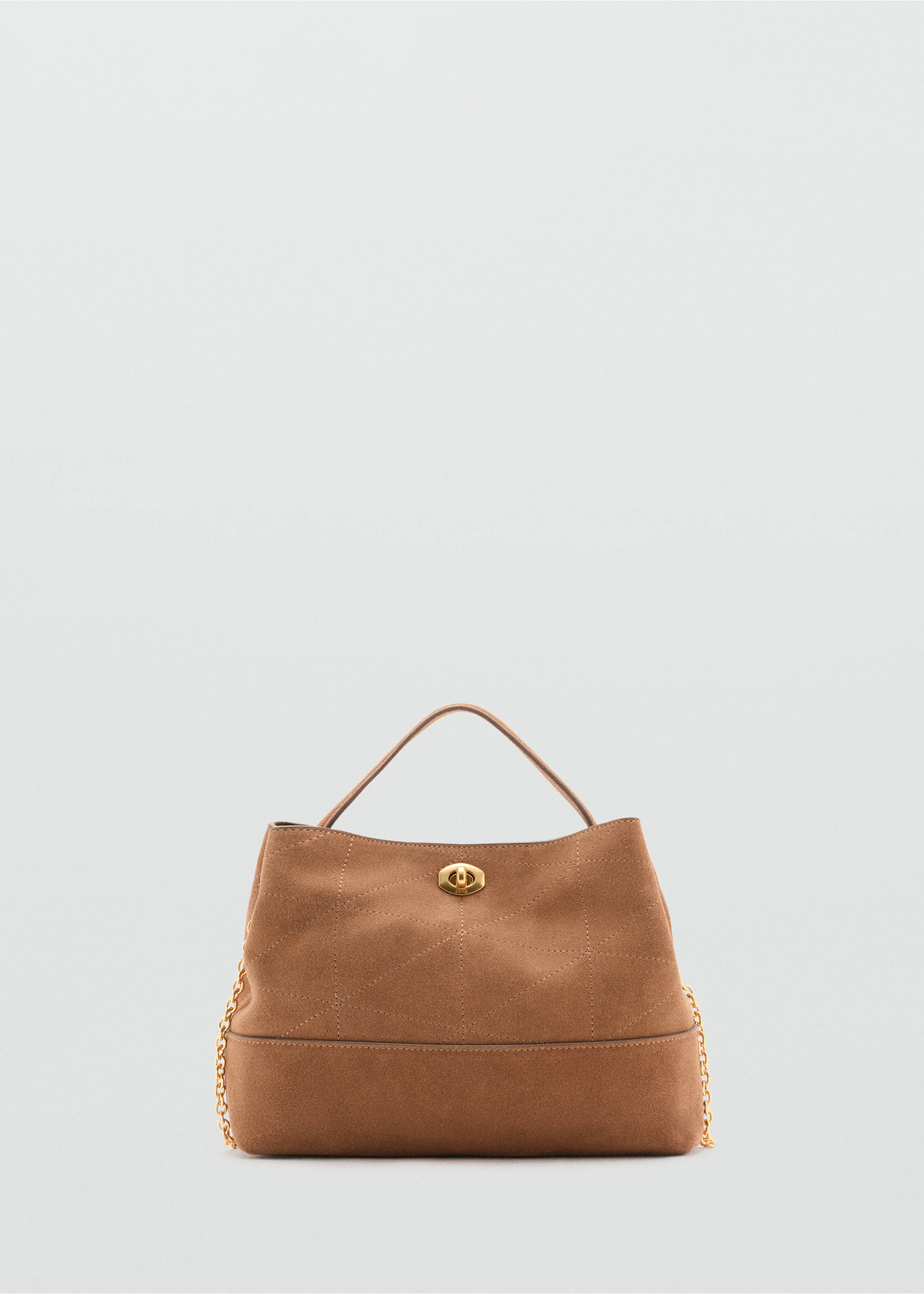 Leather bucket bag - Article without model, Medium Brown. Ref: 37044797-00.