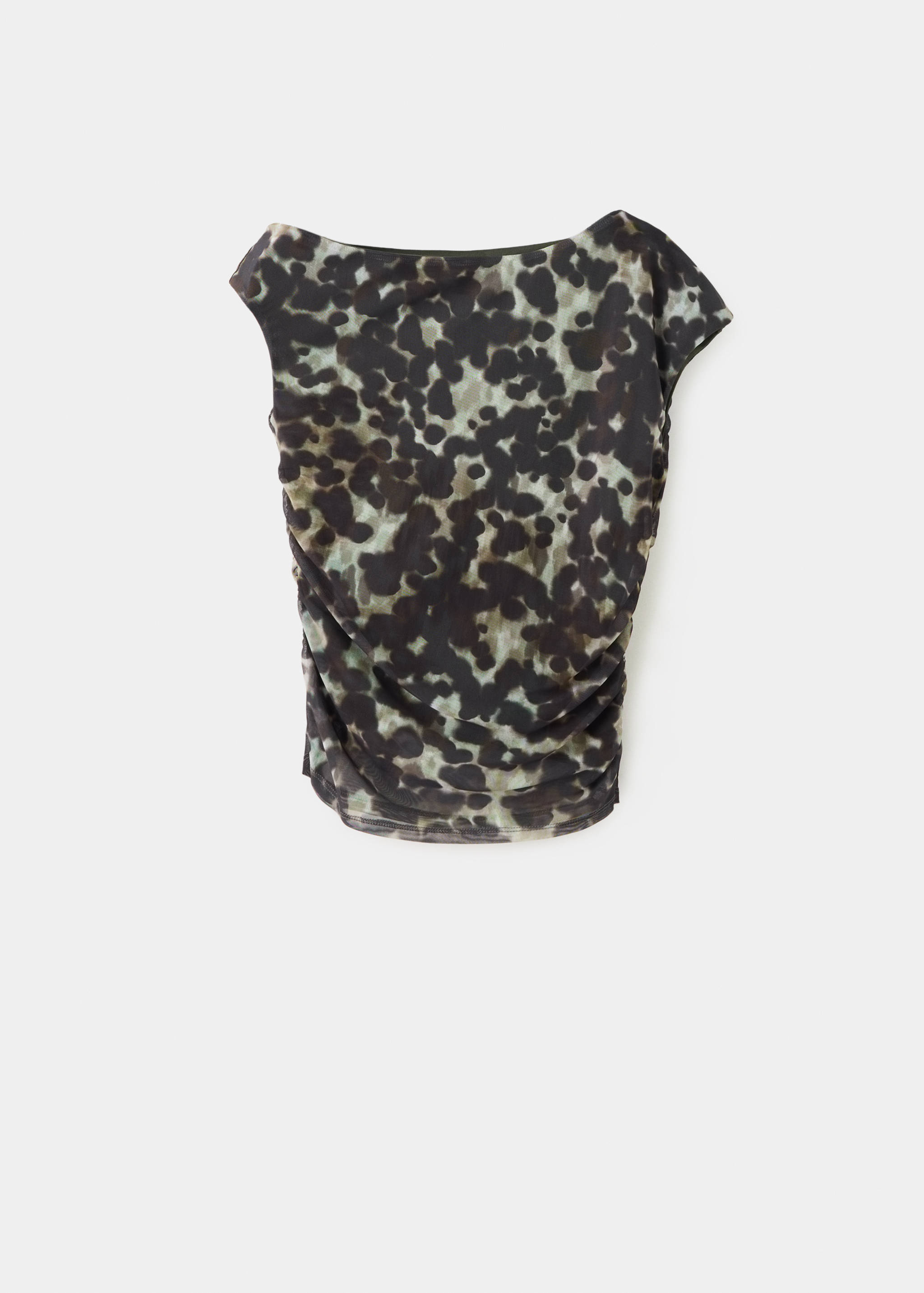 Asymmetric printed top - Article without model