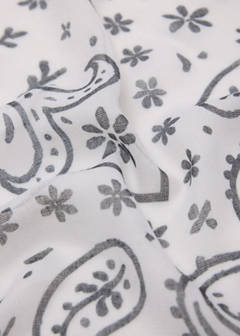Printed chiffon scarf — Off White 2