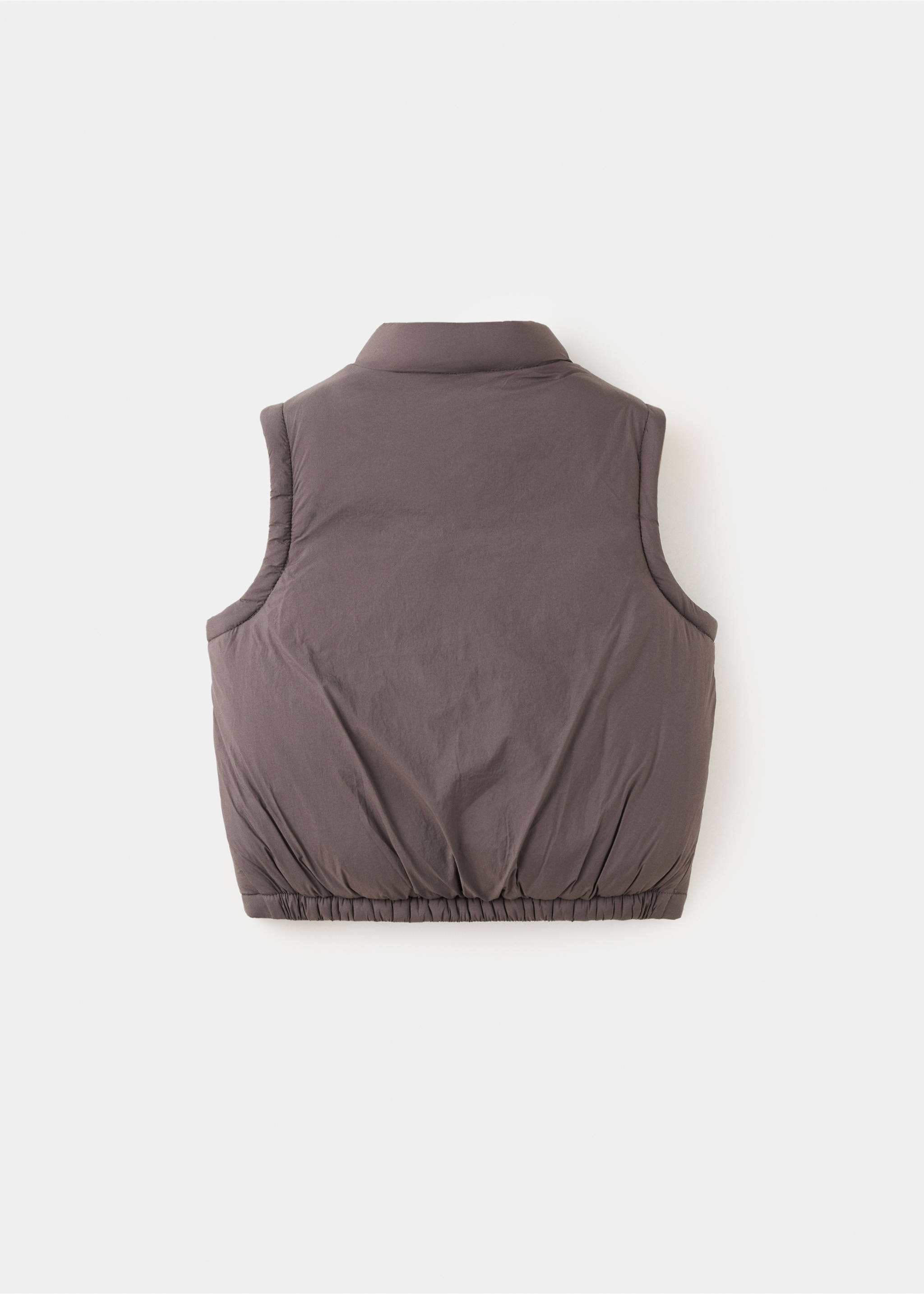Gilet matelassé léger - Verso de l’article, Marron. Ref: 37045150-00.