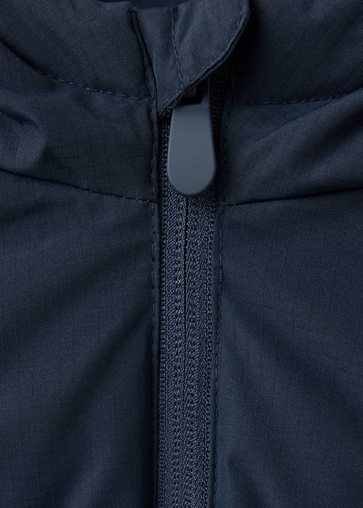 Quilted gilet with hood — Navy