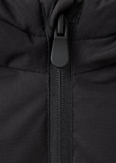 Quilted gilet with hood — Black 4