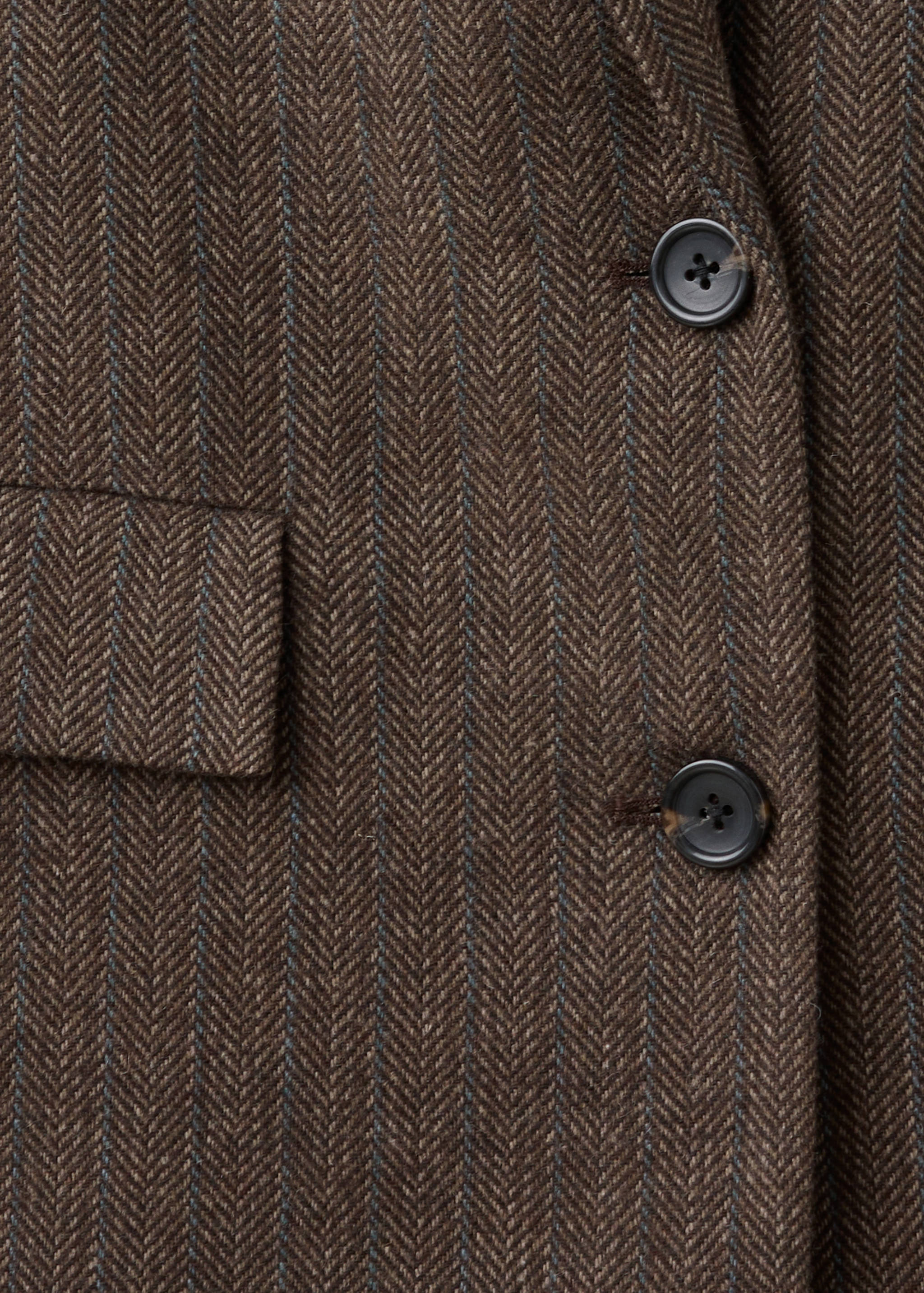 Blazer i ull med slag - Detaljer om artikeln 0