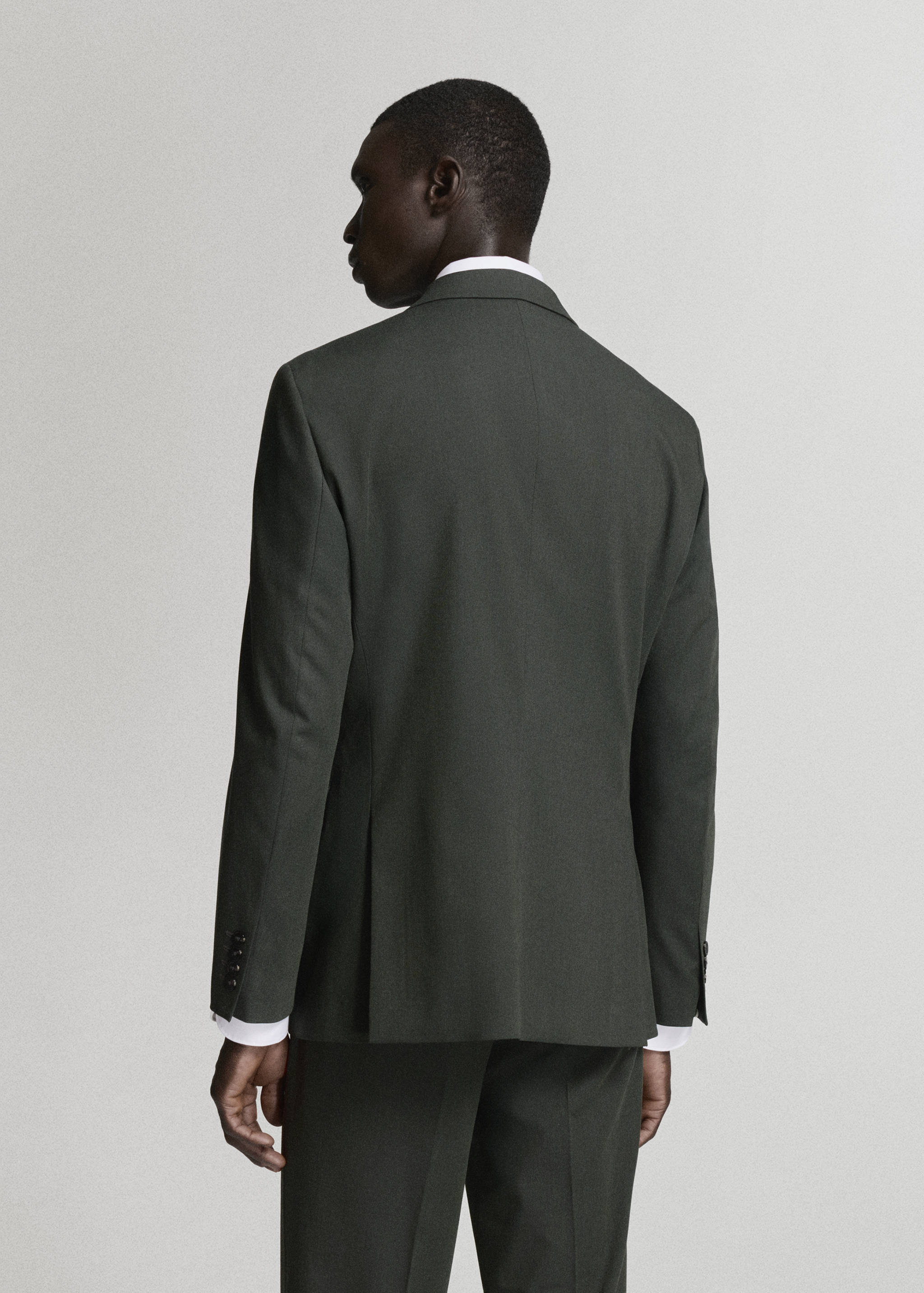 Milan slim-fit suit jacket - Reverse of the article