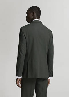 Milan slim-fit suit jacket — Khaki 12