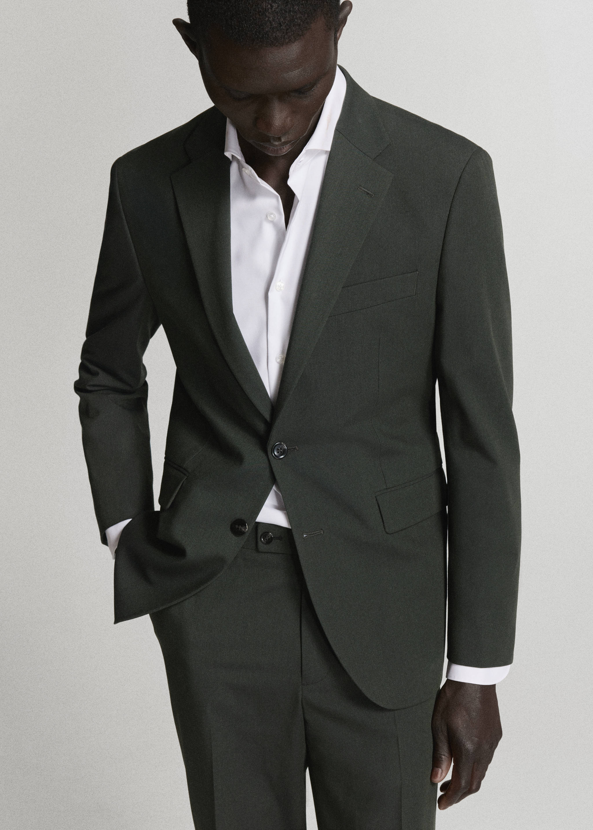 Milan slim-fit suit jacket - Details of the article 4