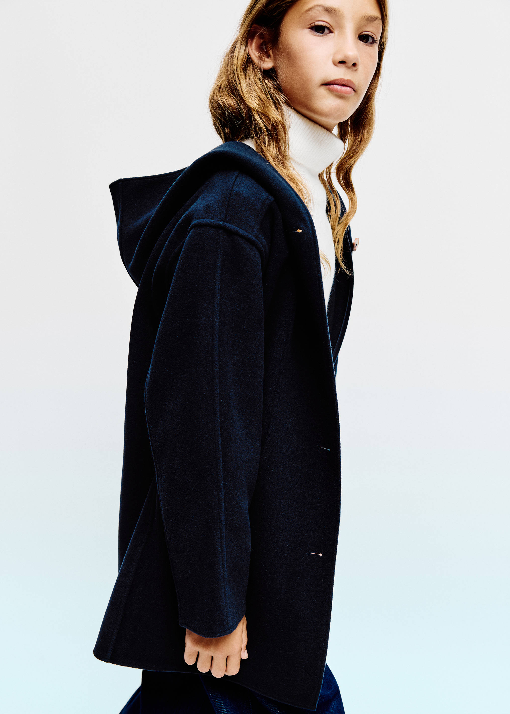 Long cloth coat - Reverse of the article