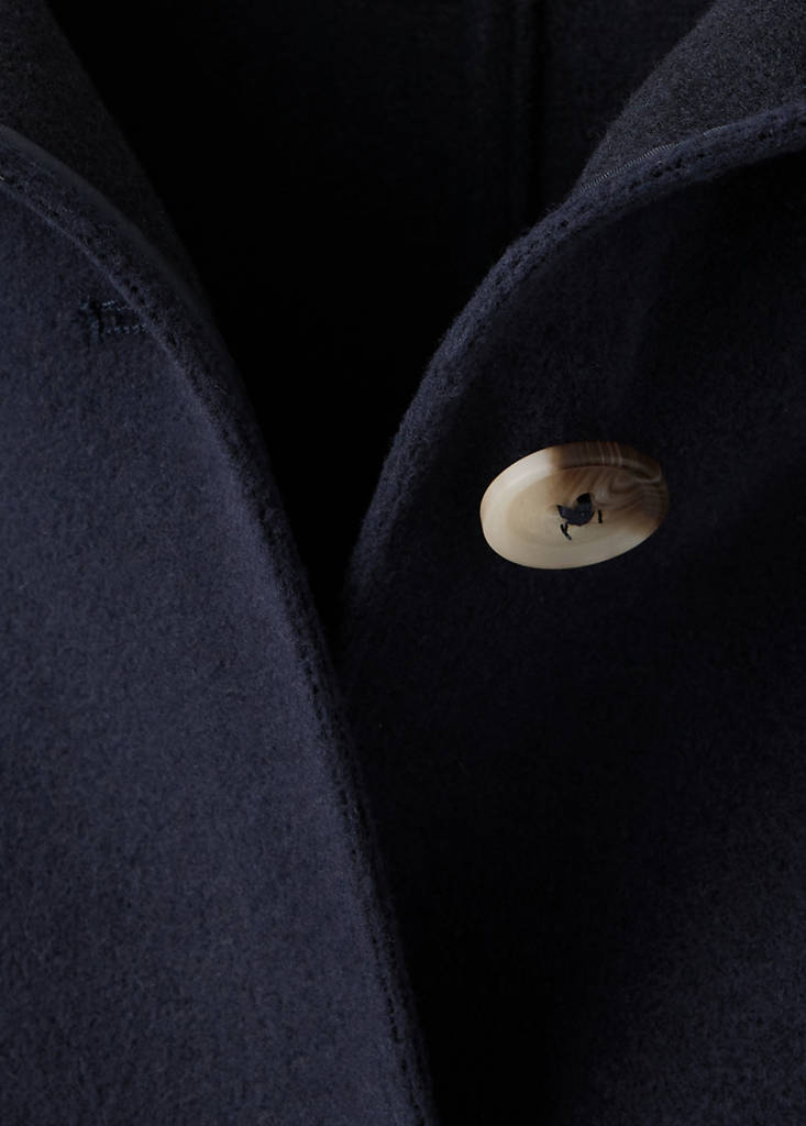 Long cloth coat — Navy