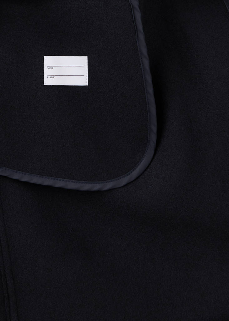 Long cloth coat — Navy