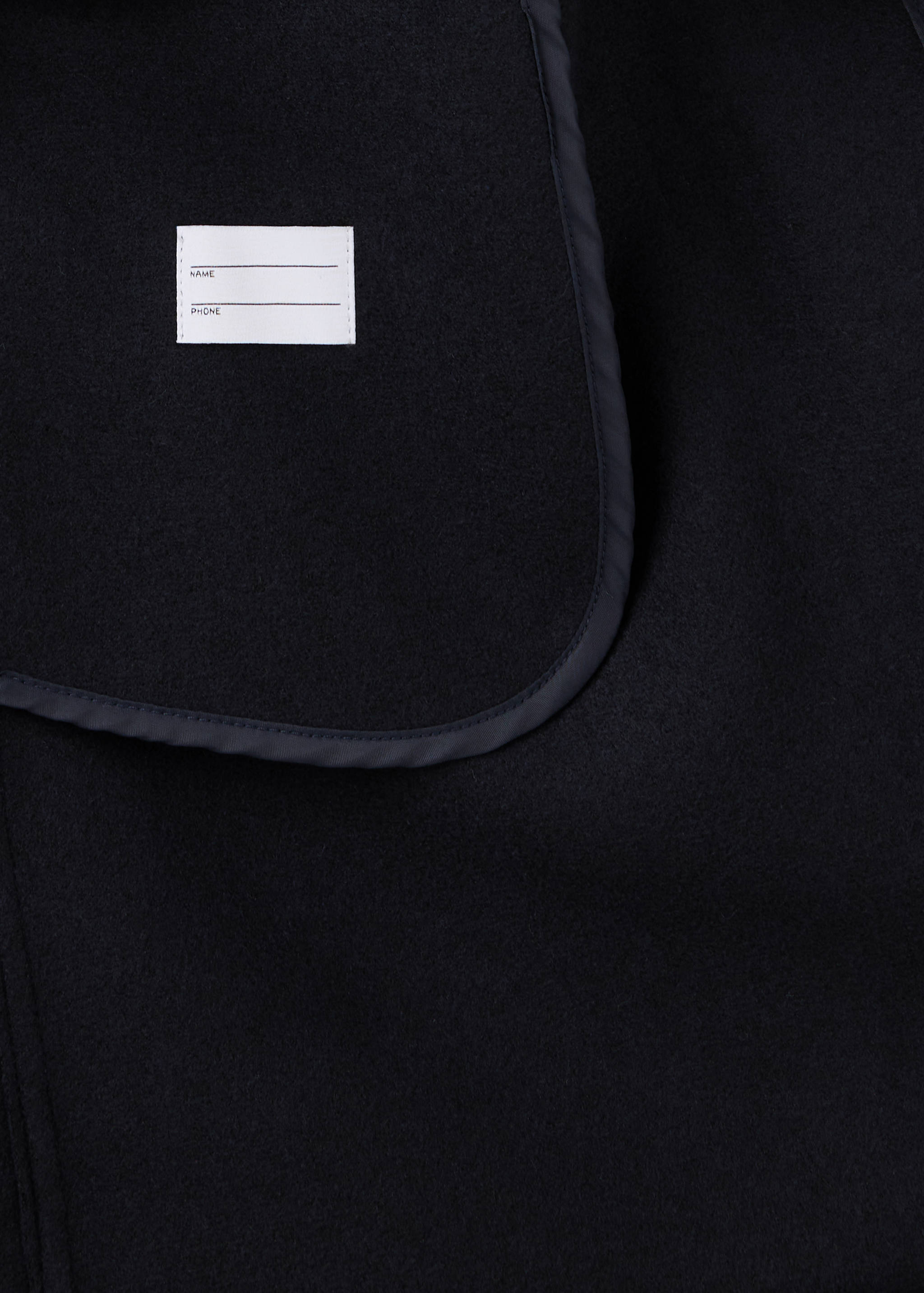 Long cloth coat - Details of the article 0